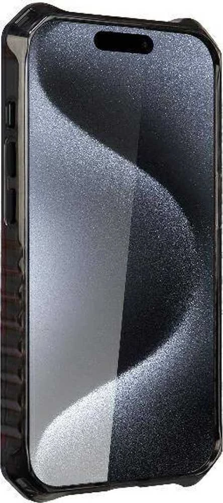 .Audi IML Sport MagSafe dėklas Apple iPhone 15 Pro 6.1″ juodos spalvos hardcase AU-IMLMIP15P-RSQ/D2-BK