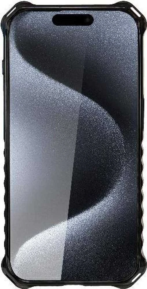 Audi IML Sport MagSafe dėklas Apple iPhone 15 Pro Max 6.7″ juodos spalvos hardcase AU-IMLMIP15PM-RSQ/D2-BK
