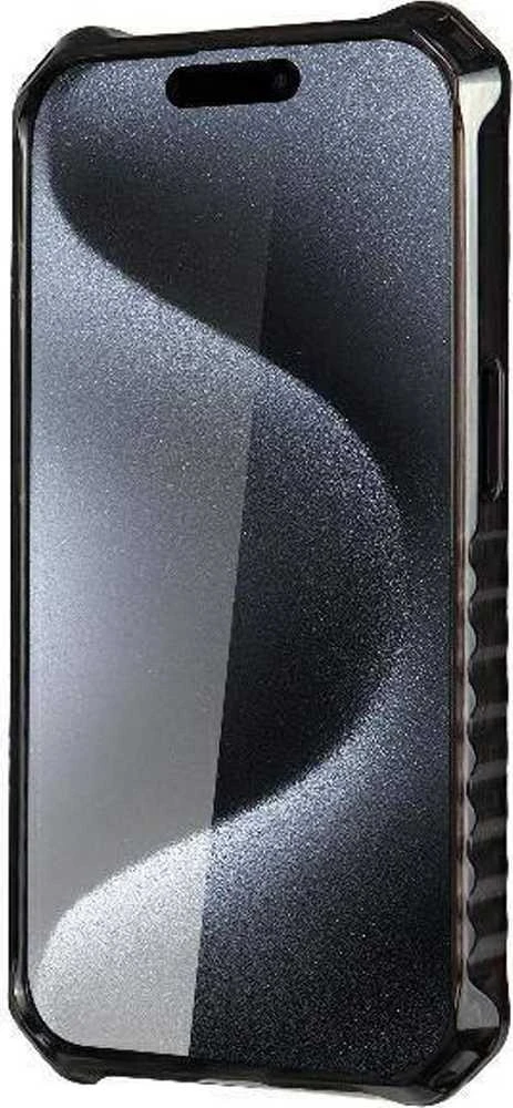 Audi IML Sport MagSafe dėklas Apple iPhone 15 Pro Max 6.7″ juodos spalvos hardcase AU-IMLMIP15PM-RSQ/D2-BK