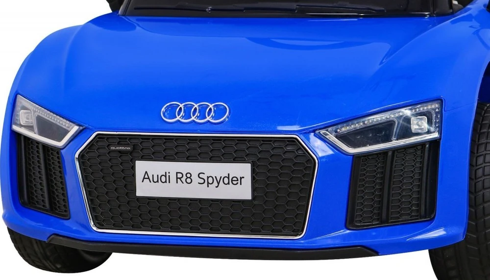 Elektrinė mašina vaikams Audi R8 mėlynos spalvos
