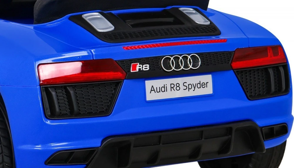 Elektrinė mašina vaikams Audi R8 mėlynos spalvos
