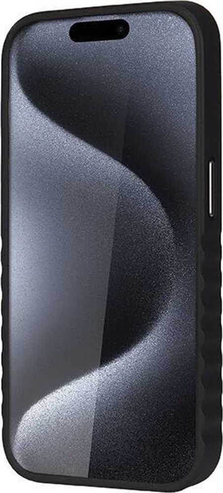 Audi Synthetic Leather MagSafe Apple iPhone 15 Pro 6.1″ rudos spalvos kietas dėklas AU-TPUPCMIP15P-GT/D3-BN
