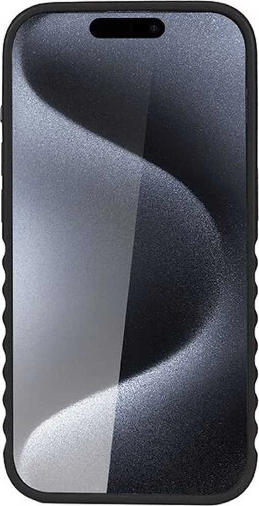 Audi Synthetic Leather MagSafe Apple iPhone 15 Pro 6.1″ rudos spalvos kietas dėklas AU-TPUPCMIP15P-GT/D3-BN