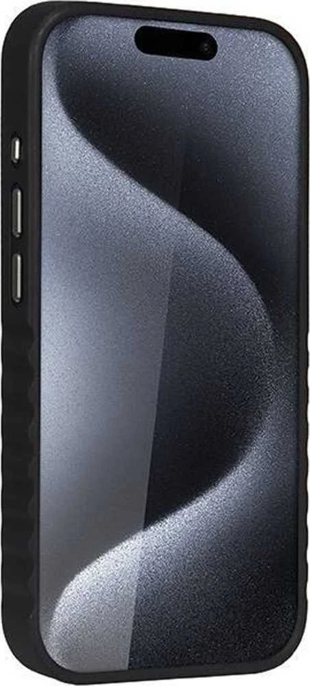 Audi Synthetic Leather MagSafe Apple iPhone 15 Pro 6.1″ rudos spalvos kietas dėklas AU-TPUPCMIP15P-GT/D3-BN