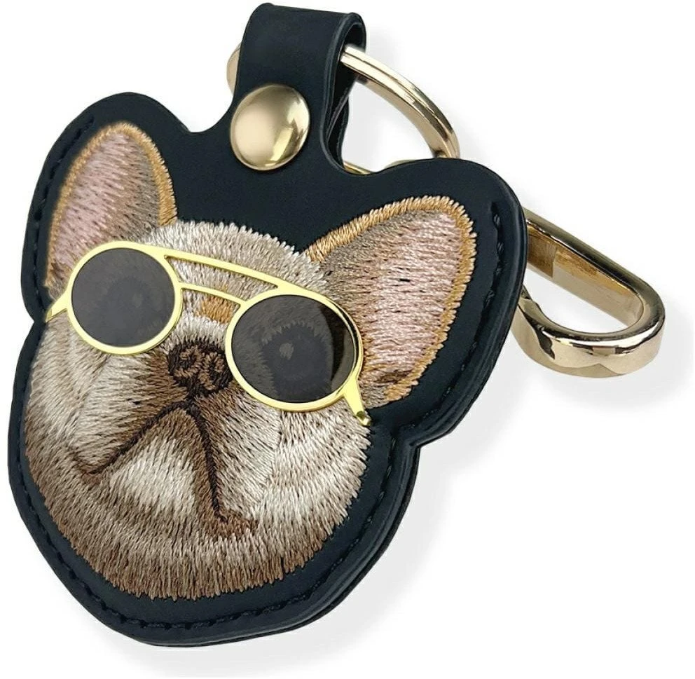 Dėklas locator Nimmy Glasses Cool Dog juodos spalvos
