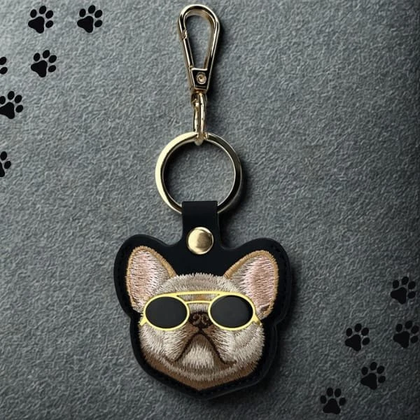 Dėklas locator Nimmy Glasses Cool Dog juodos spalvos
