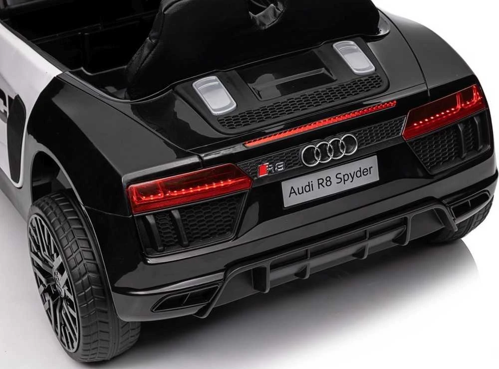 Elektromobilis Audi R8 Policja, Juodas