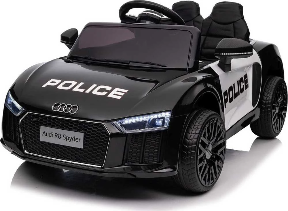 Elektromobilis Audi R8 Policja, Juodas