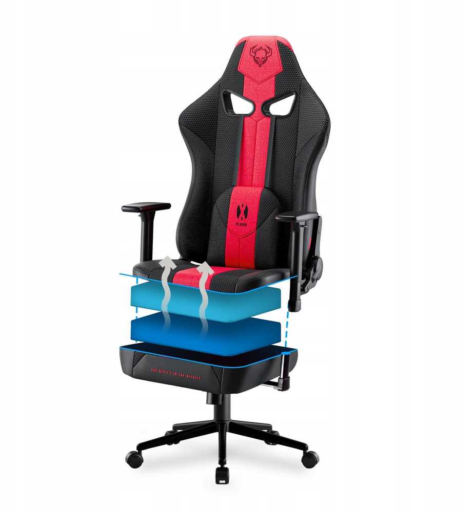 Diablo Chairs Diablo X-PLAYER 2.0 Small karmazynowo-antracytowy