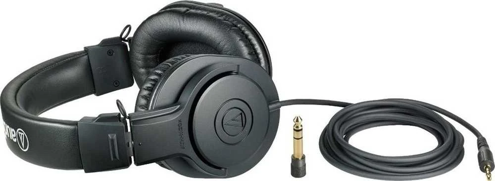 Audio-Technica ATH-M20X profesionalios monitorinės ausinės, Juodos spalvos