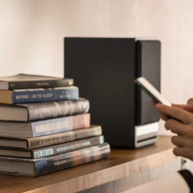 Kompiuterio kolonėlės AudioEngine HD4 BT Satin Juodas Koloninė - Aktyvios Bluetooth Kolonėlės APTX-HD
