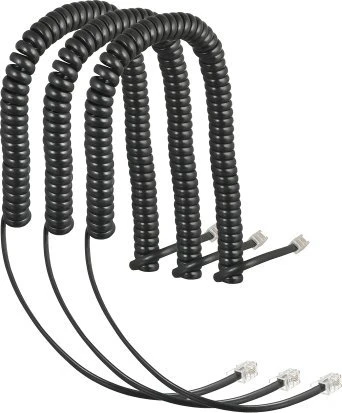 Auerswald Kabelis spiralny do COMfortel Handset Rinkinys 3 vnt. (55001)