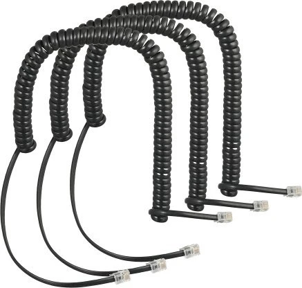 Auerswald Kabelis spiralny do COMfortel Handset Rinkinys 3 vnt. (55001)