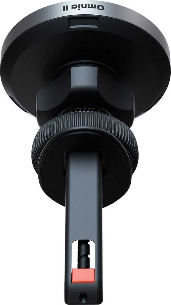 Automobilinis telefono laikiklis Aukey HD-MC13, su įkrovikliu 15W Qi2 (juodas)