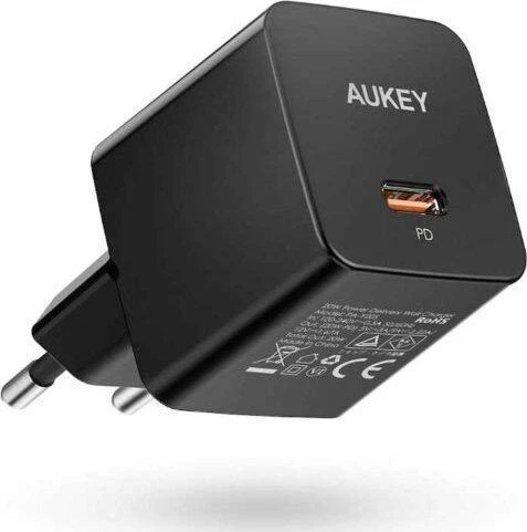 Aukey PA-Y20S sieninis įkroviklis su USB-C jungtimi