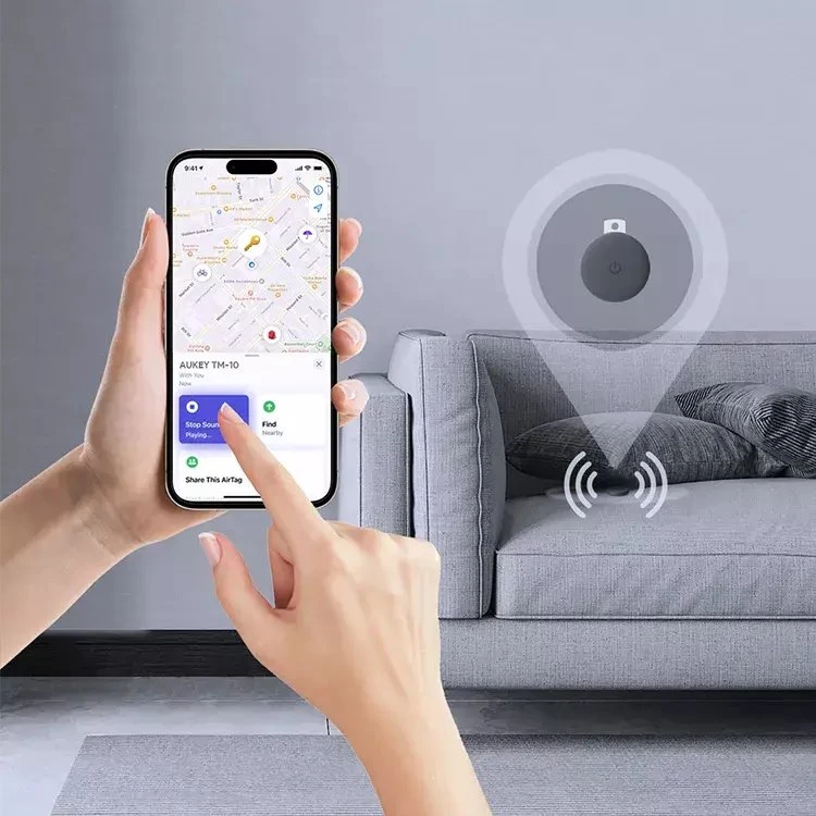 Aukey TM-10 lokalizator APL pilka