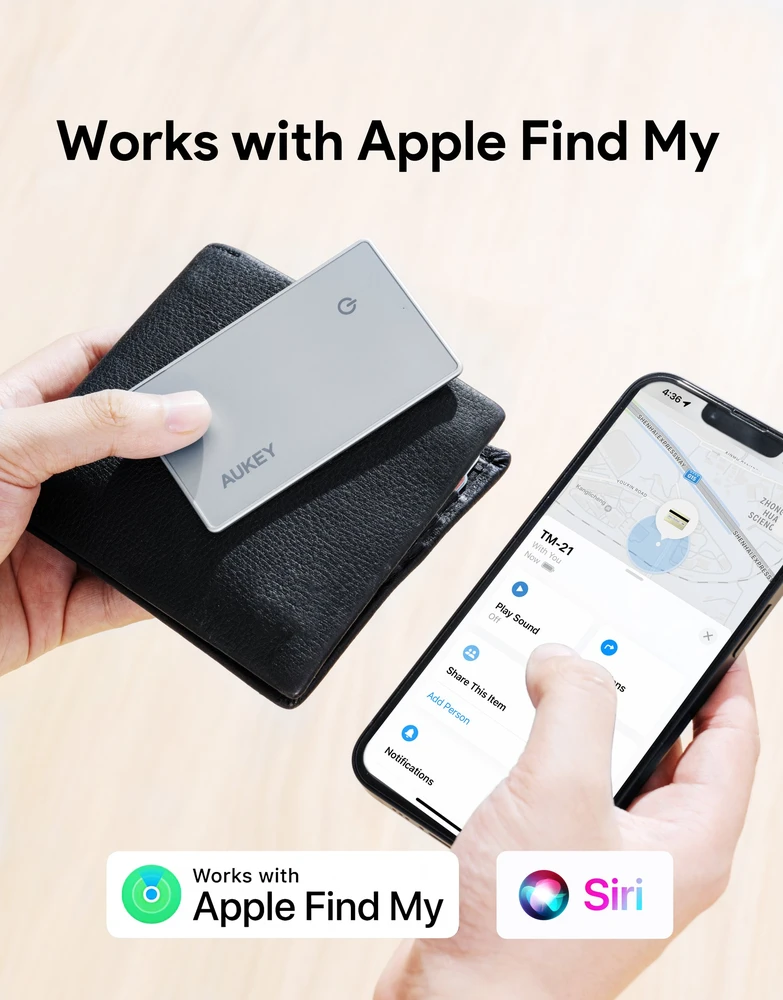 Aukey TM-21 lokatorius / APL kortelė