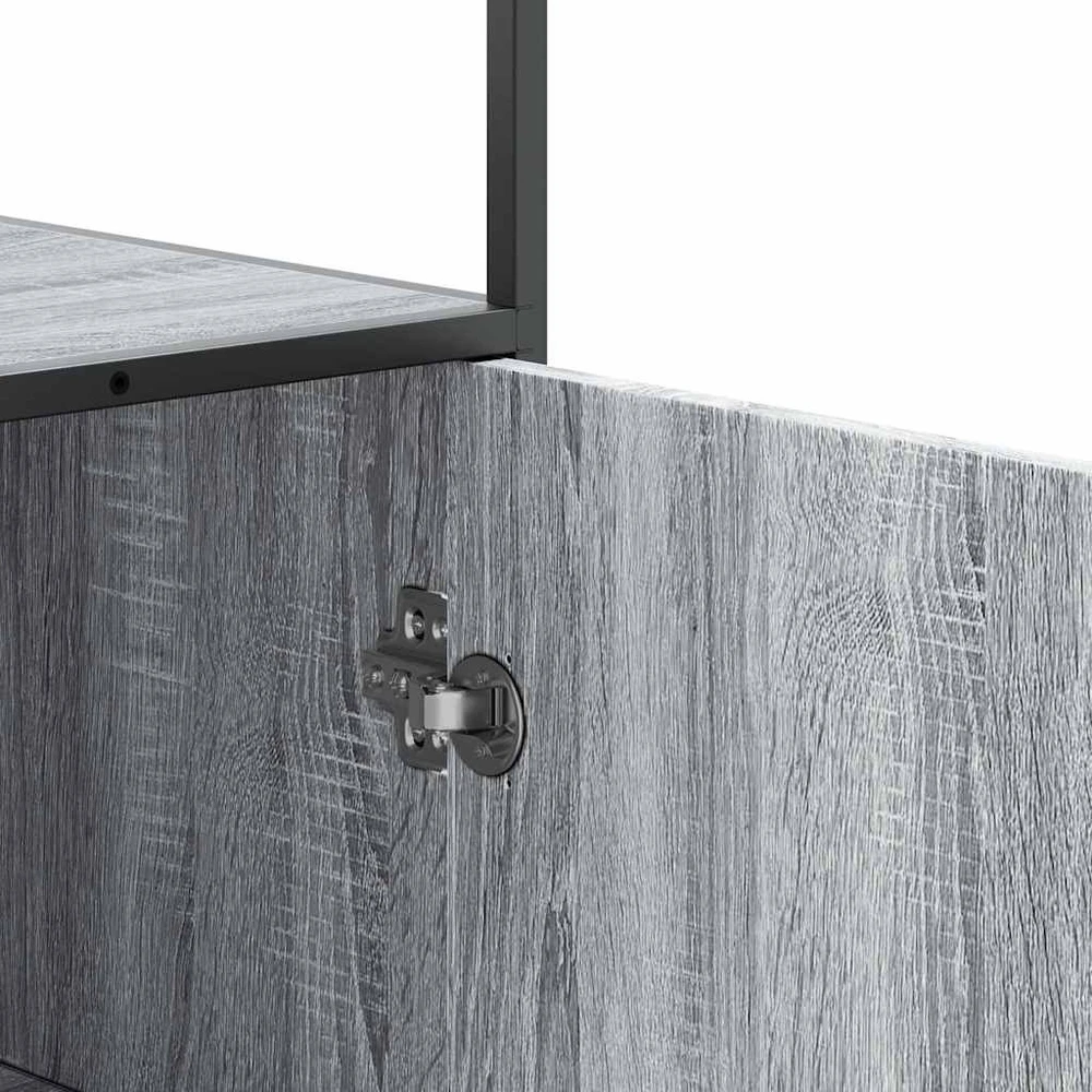 Highboard Gray Sonoma inžinerinis medis ir metalas