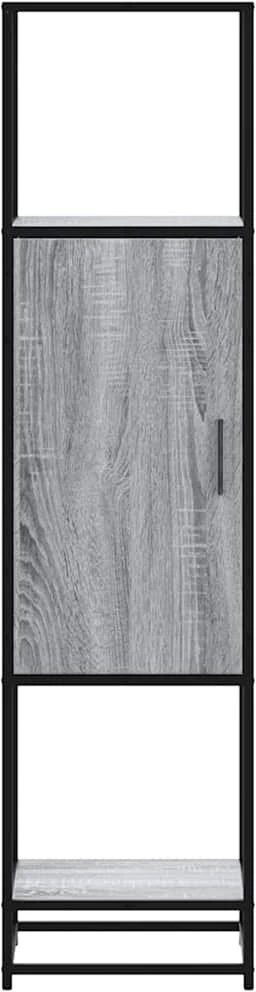 Highboard Gray Sonoma inžinerinis medis ir metalas