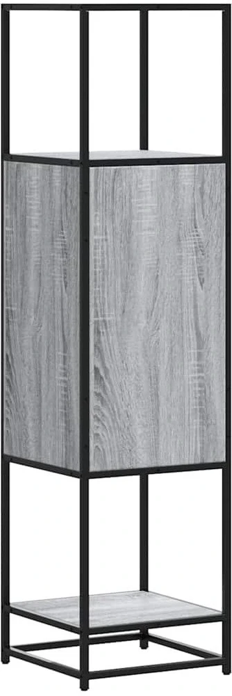 Highboard Gray Sonoma inžinerinis medis ir metalas