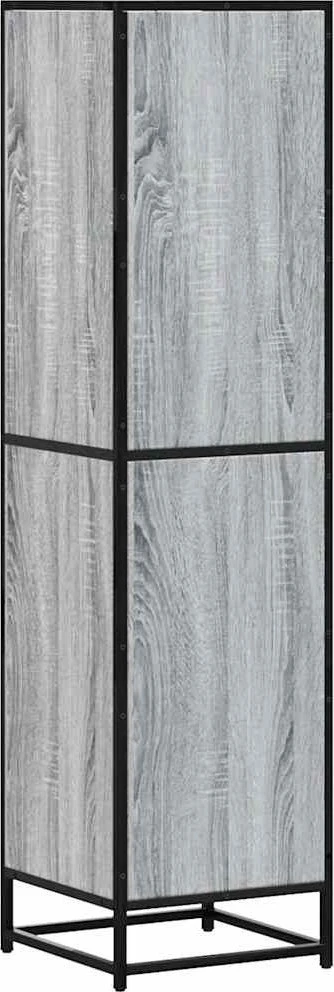 Highboard Gray Sonoma inžinerinis medis ir metalas