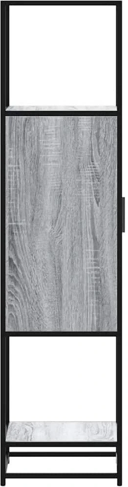 Highboard Gray Sonoma inžinerinis medis ir metalas