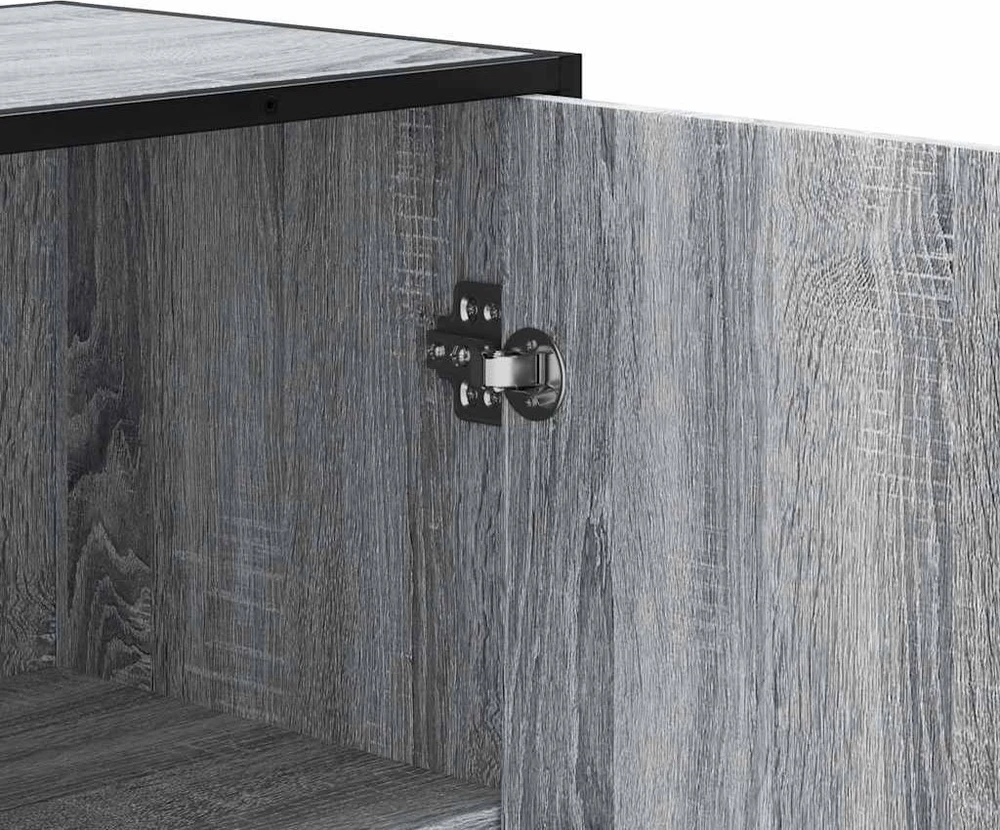 Highboard Gray Sonoma inžinerinis medis ir metalas