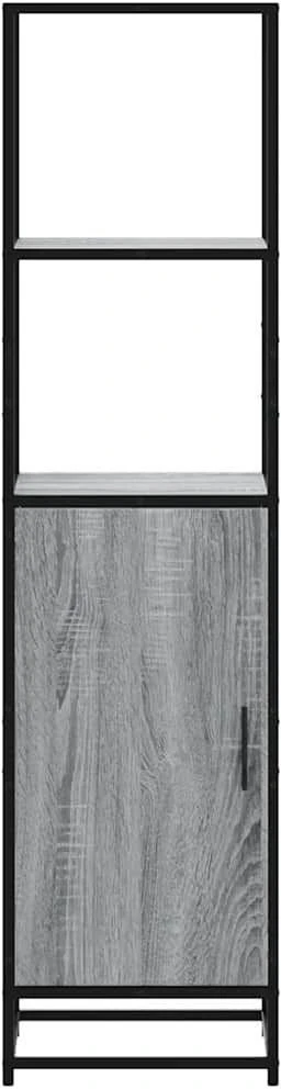Highboard Gray Sonoma inžinerinis medis ir metalas