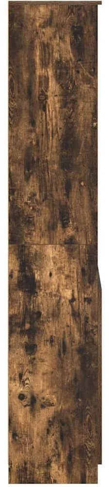 Komoda, dūminio ąžuolo spalvos, 70x35x180cm, apdirbta mediena