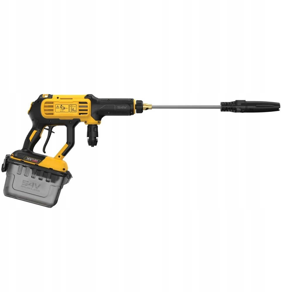 Akumuliatorinė slėginė plovykla Dewalt DCMPW1000N; 54 V; (be akumuliatoriaus ir pakrovėjo)