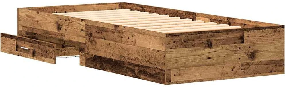Lova Auping Lovos rėmas Senovinis medis 100 x 200 cm Apdirbta mediena