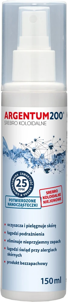 Aura Herbals Argentum200 koloidinis sidabras 25 ppm aerozolis 150 ml