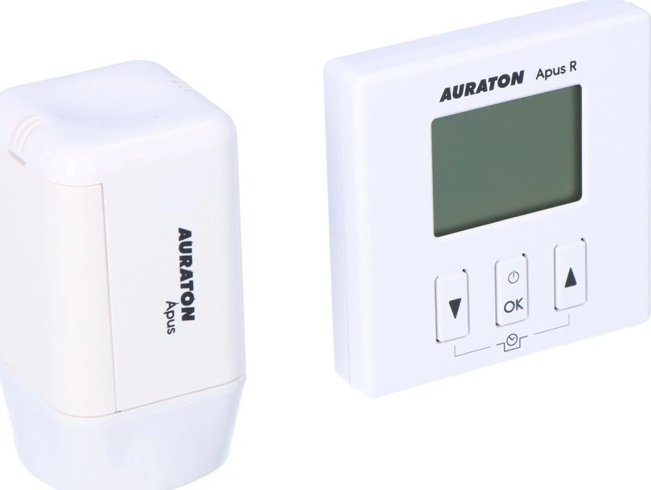 AURATON Apus SET (AURATON 200 RTA) belaidis termoreguliatorius su elektronine radiatoriaus vožtuvo galva (komplektas)