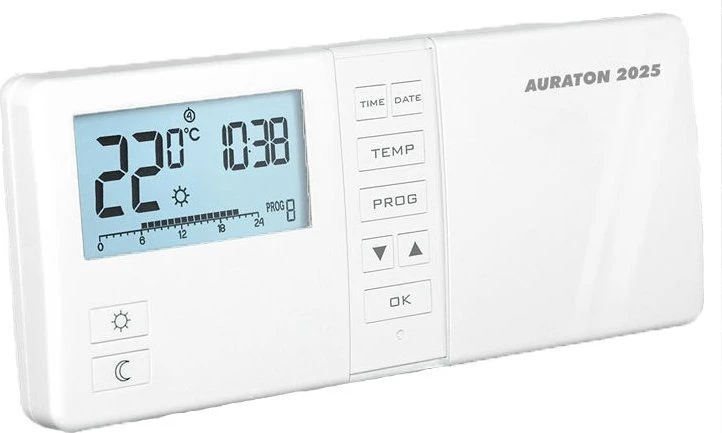 Savait., program., laidinis termostatas AURATON TUCANA, 2025