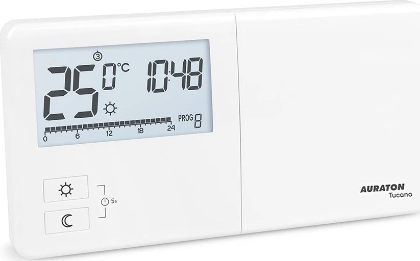 Savait., program., laidinis termostatas AURATON TUCANA, 2025
