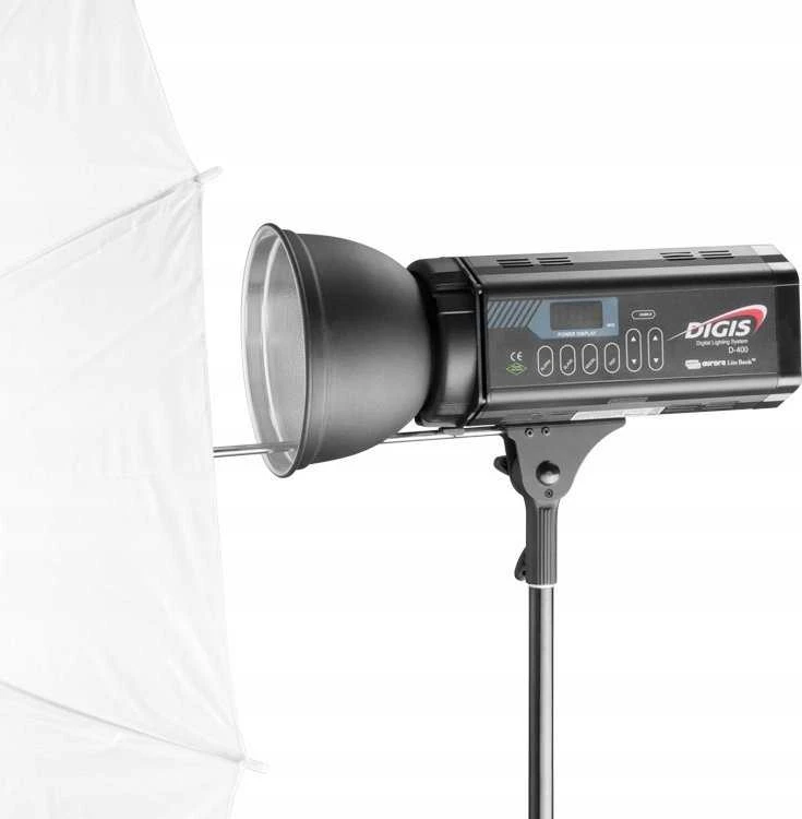 Aurora Studio Light ALRD 114 atšvaitas Bowens kalnas