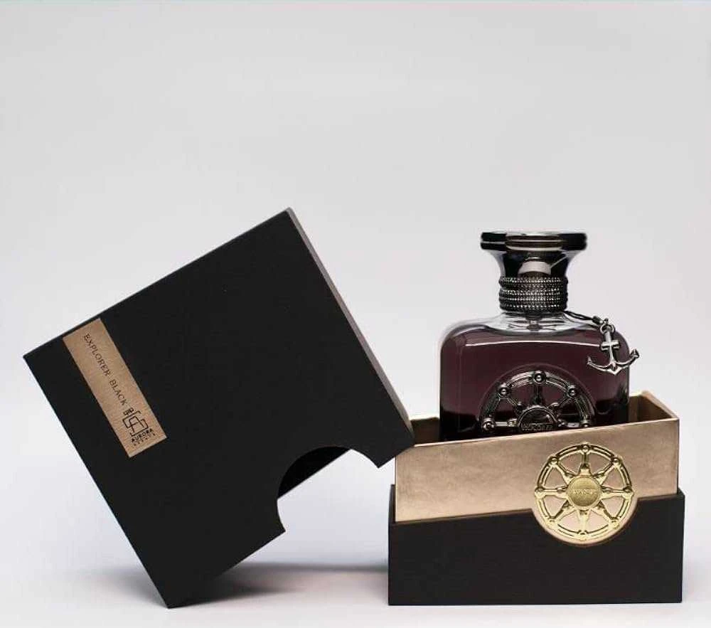 Aurora Scents Aurora Explorer Juodas EDP parfumuotas vanduo vyrams, 100 ml