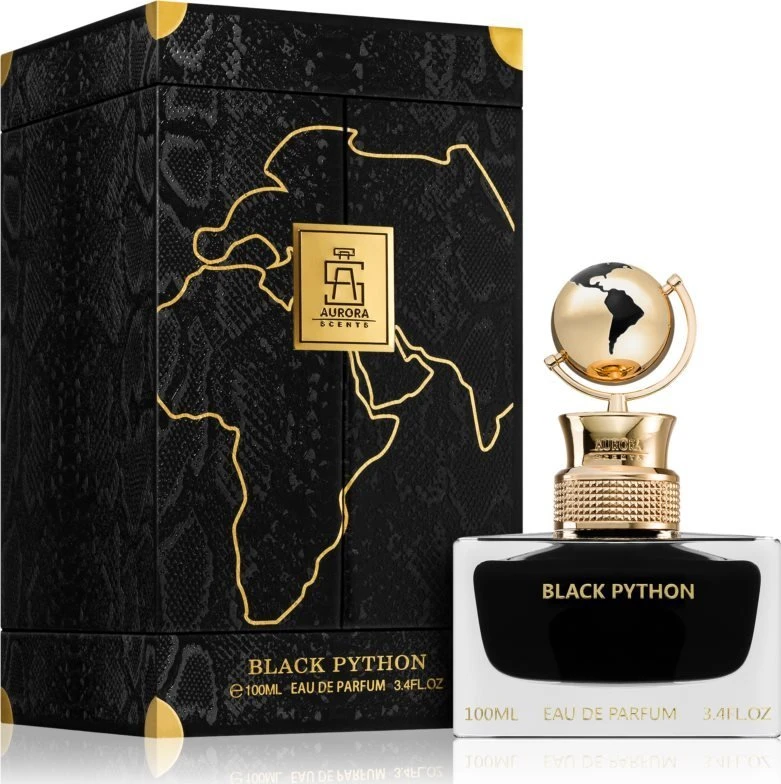 Aurora Scents Aurora Globe Collection Juodas Python EDP parfumuotas vanduo unisex, 100 ml