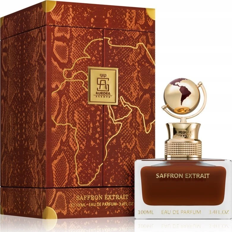 Aurora Scents Aurora Globe Collection Safron Extrait EDP parfumuotas vanduo unisex, 100 ml