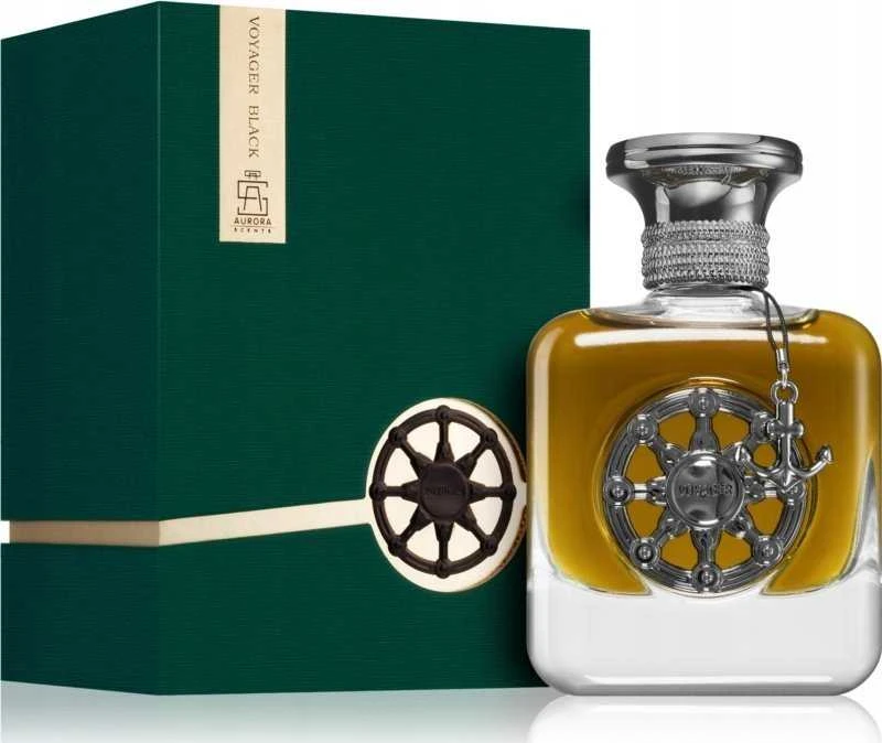 Aurora Scents Aurora Voyager Juodas Žalias EDP parfumuotas vanduo vyrams, 100 ml