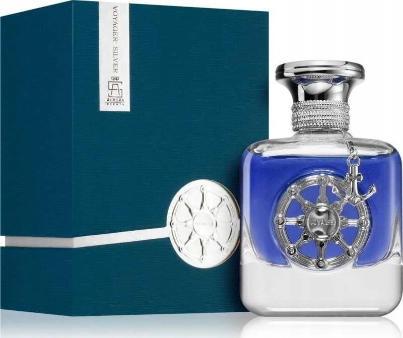 Aurora Scents Aurora Voyager Sidabrinis EDP parfumuotas vanduo vyrams, 100 ml