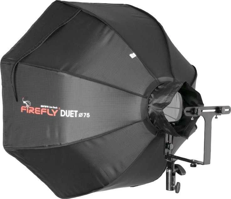 „Aurora Softbox“ reporteris dviem lempoms „Octa“ 75 cm „Firefly Duet S“