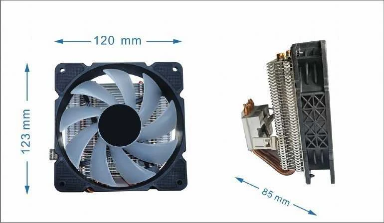 GEMBIRD CPU aušinimo ventiliatorius Huracan ARGB X140 12cm 100W daugiaspalvis LED 4 kontaktų