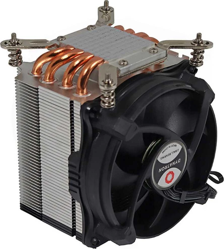 Inter Tech ITT Dynatron Q6 Kompiuterio aušinimo sistema Procesorius Orinis aušintuvas 9,2 cm Juoda 1 vnt