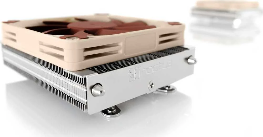 Noctua NH-L9a-AM4 procesoriaus aušintuvas 9,2 cm rusvai gelsvas, nikelis