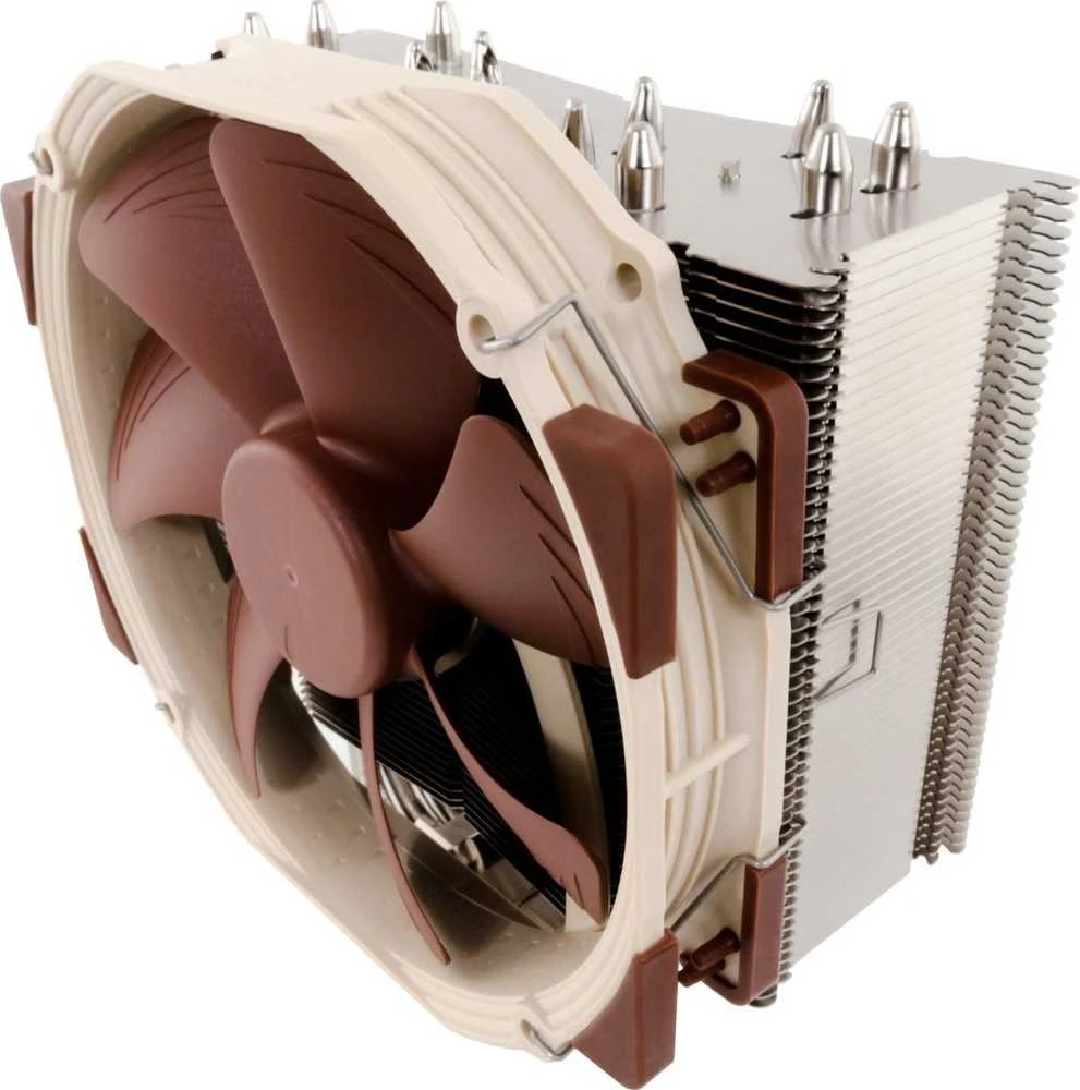 Noctua NH-U14S kompiuterio aušinimo komponentas procesoriaus aušintuvas 12 cm rudas, Nerūdijantis plienas