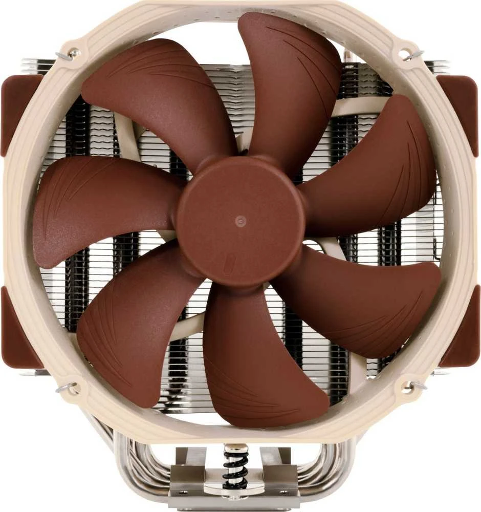 Noctua NH-U14S kompiuterio aušinimo komponentas procesoriaus aušintuvas 12 cm rudas, Nerūdijantis plienas