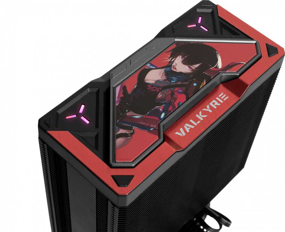 Aušinimo sistema - Valkyrie VK-AIRSL125B Juoda 2 Ventiliatorių Procesoriui