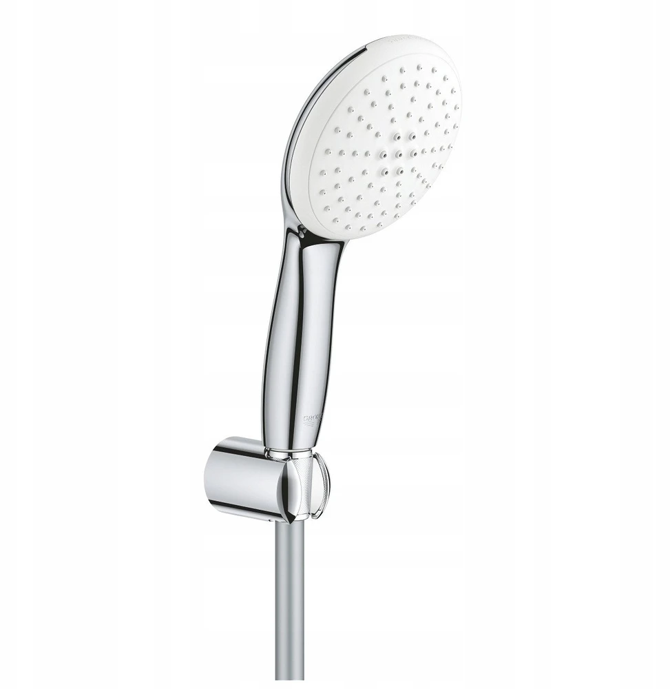 Grohe Tempesta 110 2sr. dušo kompl su laikikliu ir žarna 1250mm. 13.5L/min. chromas