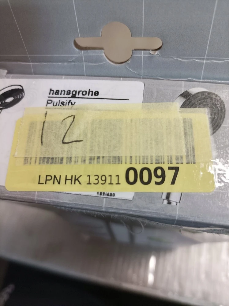 Hansgrohe hand shower Pulsify Select 105 1jet Žalias, chrome